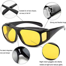 Lunettes de conduite de nuit anti-éblouissement – Vision claire et protection optimale